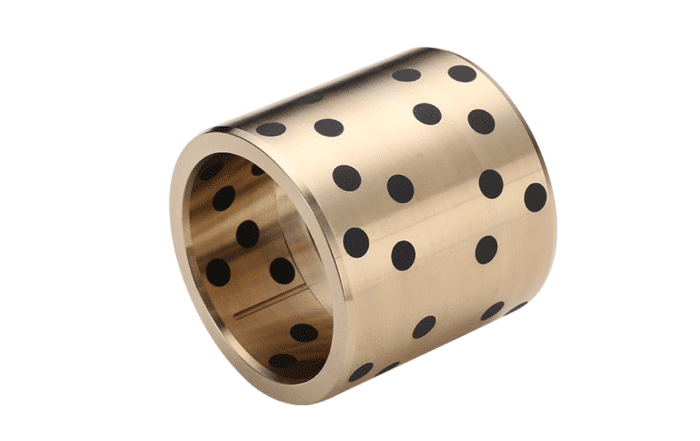 bronze groove bushings C94700 Nickel tin bronze bearing with graphite plugs