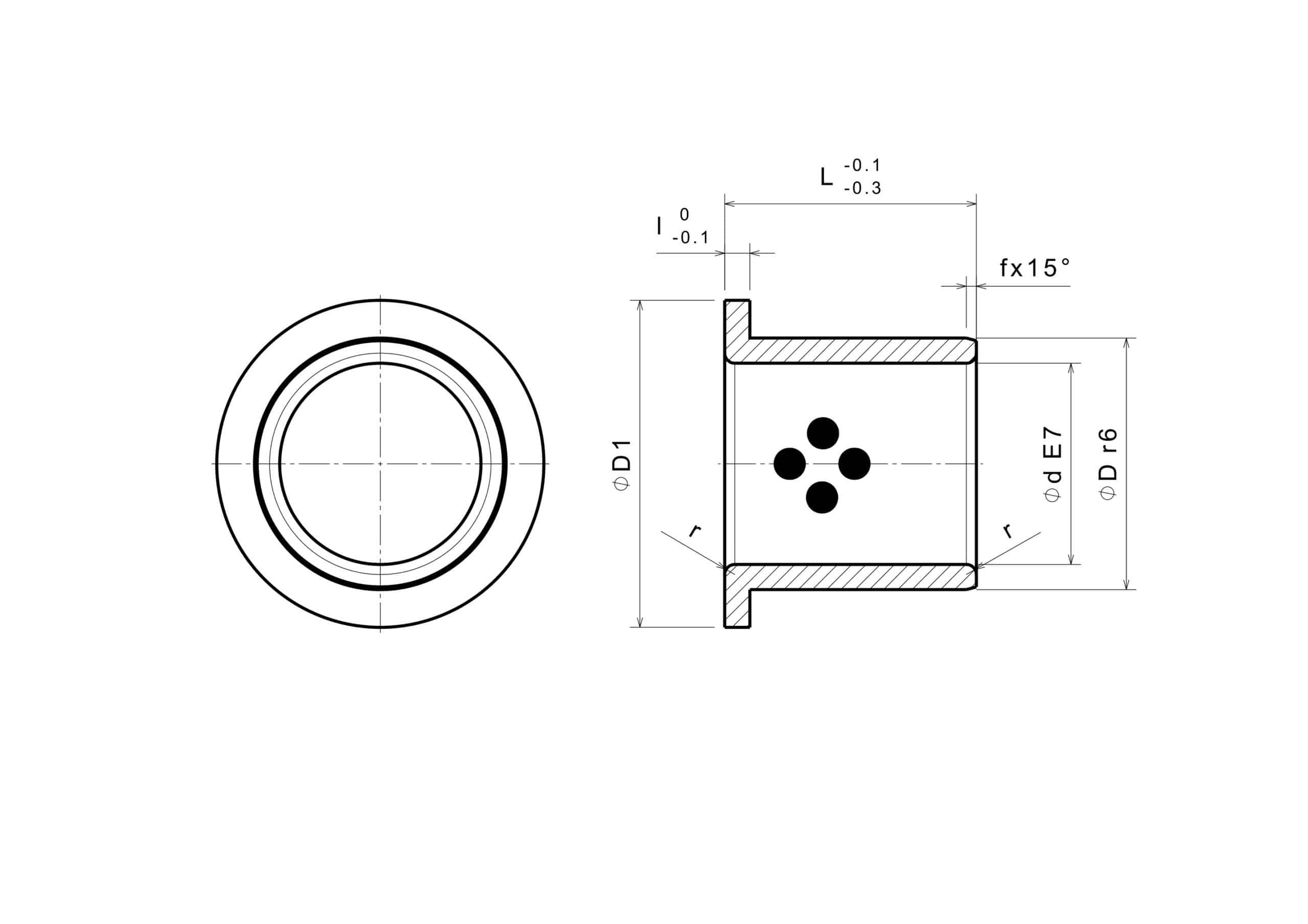 flanged-bronze-bushings-bronze-lube-cast-bearings