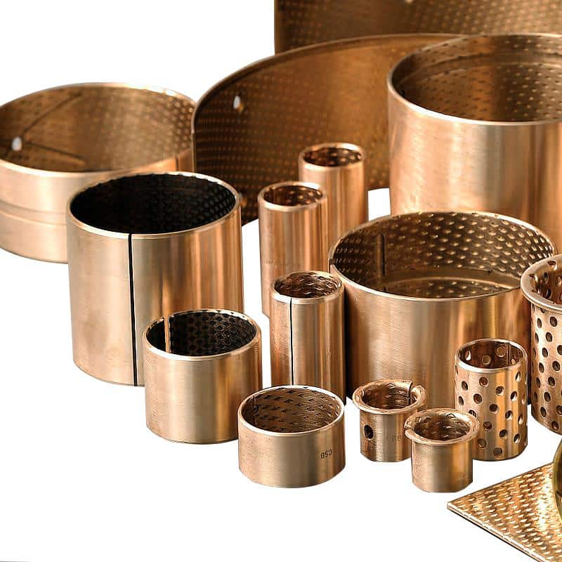 CuSn8 Solid Bronze Bushings Materials