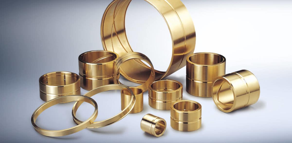 Machining Bronze Groove Bearings Custom Parts