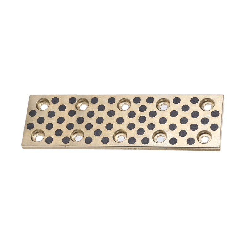 brass oilless slide wear plate