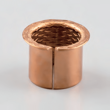 flange Bronze Bearings and Bronze Sleeve Bushings made of CuSn8