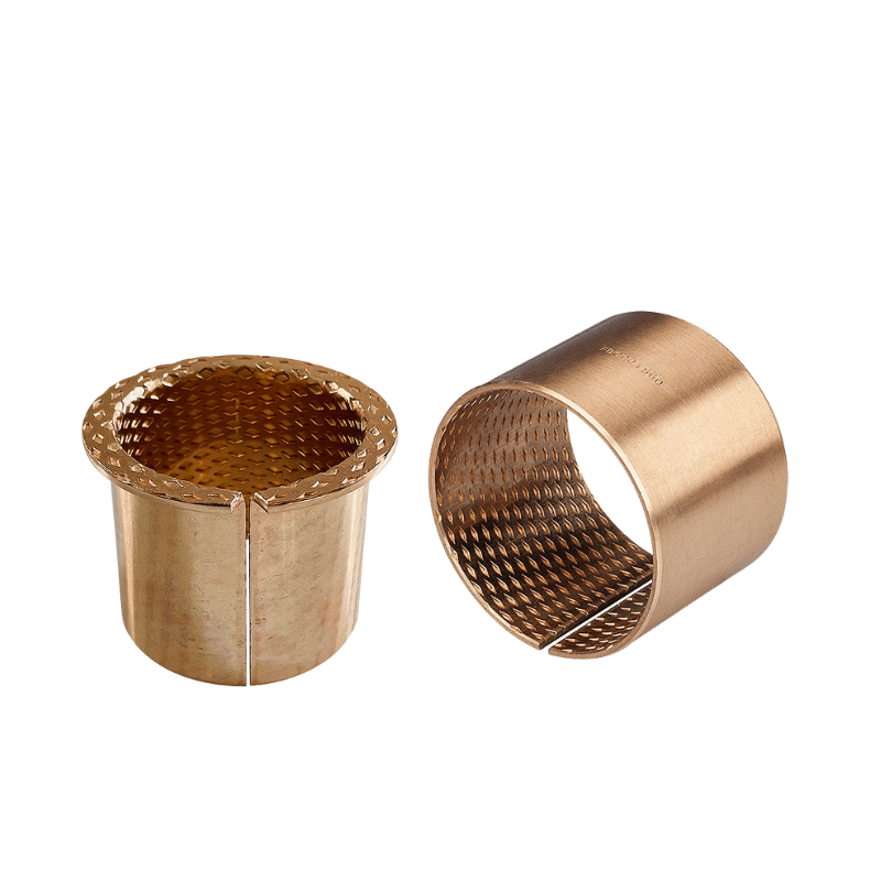 flange cusn8 bronze bearings bushes - metric. Bushings, bronze plain bearing material CuSn8 with lubrication pockets. Manufacturer